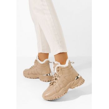 Sneakers dama imblaniti Vincia kaki
