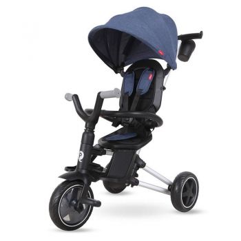 Tricicleta ultrapliabila Qplay Nova albastru inchis Tricicleta ultrapliabila Qplay Nova albastru inchis