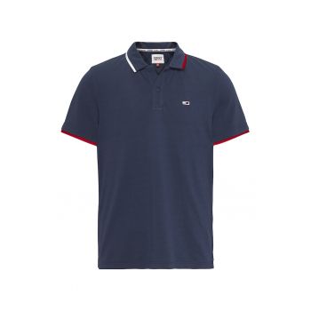 Tricou polo regular fit de bumbac organic