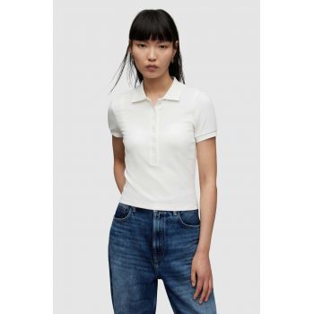 AllSaints tricou HALLIE femei, culoarea alb