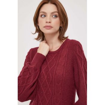 Artigli pulover femei, culoarea bordo de firma original