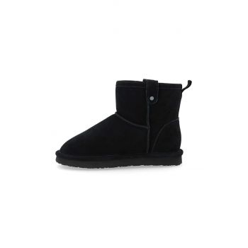 Bianco cizme de zapada din piele intoarsa BIASNOW culoarea negru, 11330011 ieftini