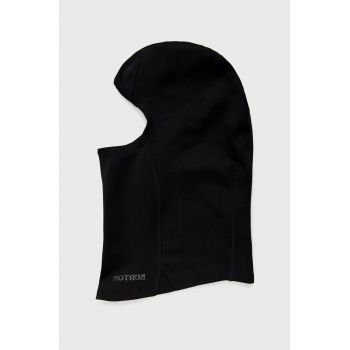 Burton Masca culoarea negru, din tesatura neteda