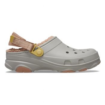 Saboti Crocs All Terrain Lined Clog Gri - Elephant ieftini