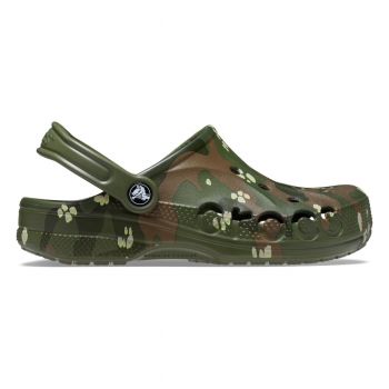 Saboti Crocs Baya Seasonal Printed Clog Verde - Army Green de firma originali