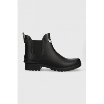 Barbour cizme Wilton femei, culoarea negru, LRF0066BK11 Barbour cizme Wilton femei, culoarea negru, LRF0066BK11
