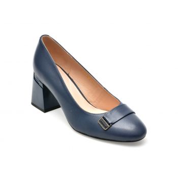 Pantofi EPICA bleumarin, 4F3199, din piele naturala