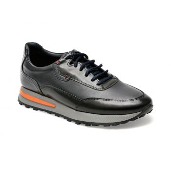 Pantofi OTTER bleumarin, 231181, din piele naturala