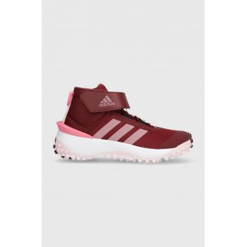 adidas pantofi copii FORTATRAIL EL K culoarea bordo ieftina