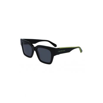 Ochelari de soare dreptunghiulari unisex cu logo