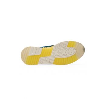 Pantofi sport cu garnituri de piele intoarsa si piele