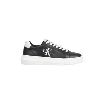 Pantofi sport din piele cu logo