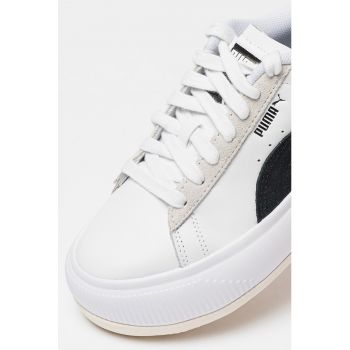 Pantofi sport din piele cu talpa flatform Mayu