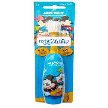 Periuta de dinti electrica Mr. White cu baterie Disney Mickey de firma originala