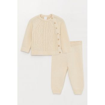 Set de pulover din tricot si pantaloni - 2 piese