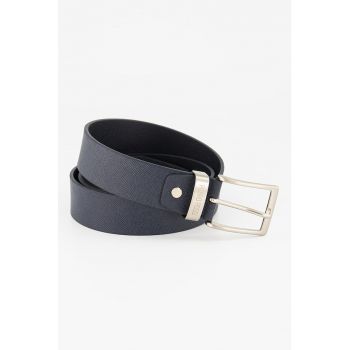 Curea de piele saffiano