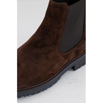 Ghete Chelsea din piele intoarsa