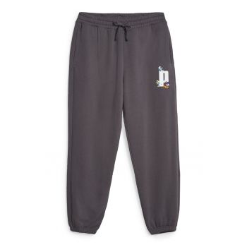 Pantaloni sport de bumbac cu buzunare laterale la reducere