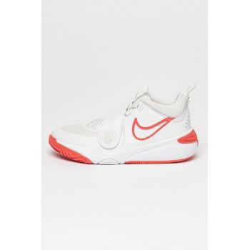 Pantofi cu garnituri din piele pentru baschet Team Hustle