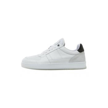 Pantofi sport de piele cu garnituri de piele intoarsa