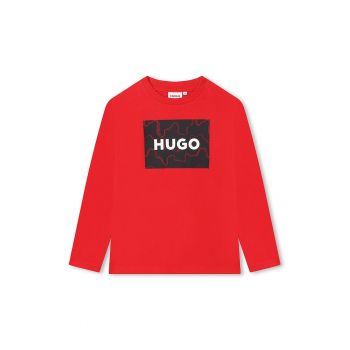 Bluza cu decolteu la baza gatului si logo