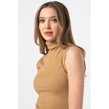 Bluza cu striatii si guler inalt Felia