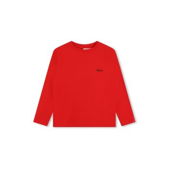 Bluza de bumbac cu logo discret