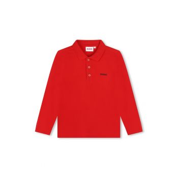 Bluza polo cu fenta cu nasturi
