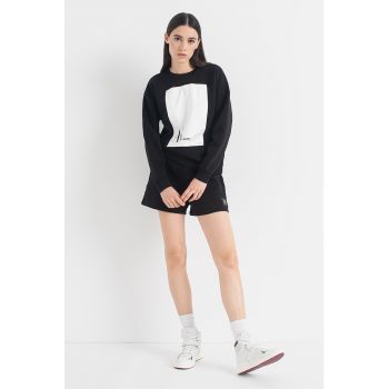 Bluza sport cu imprimeu logo