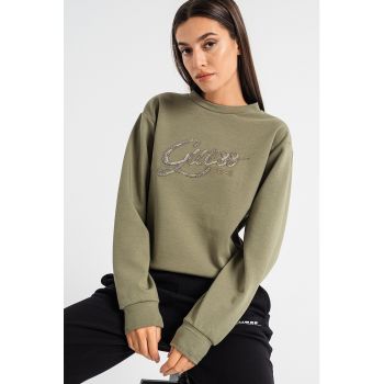 Bluza sport cu imprimeu logo