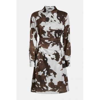 Rochie cu imprimeu camuflaj ieftina