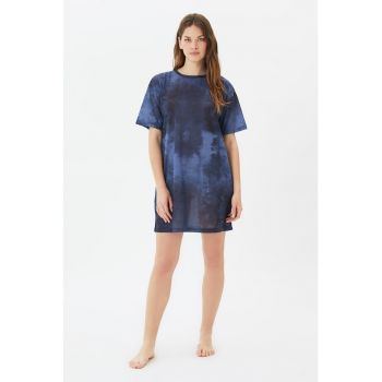 Rochie mini lejera cu model tie-dye