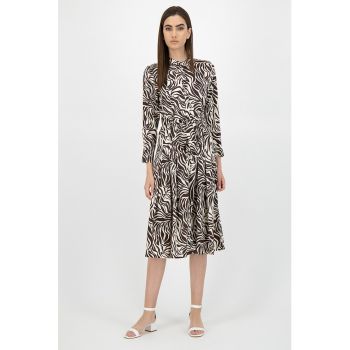 Rochie tip camasa cu animal print