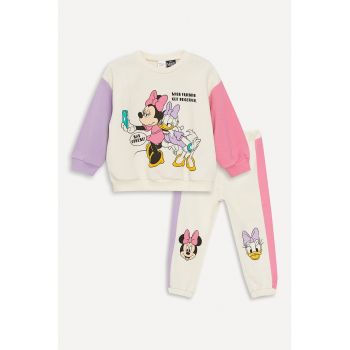 Set de imbracaminte de bumbac cu desene - 2 piese
