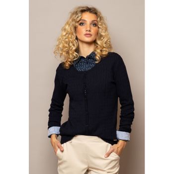 Cardigan cu model torsade Hinny