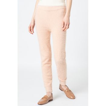 Pantaloni crop cu textura pufoasa Baronyb