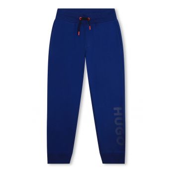 Pantaloni sport cu imprimeu logo