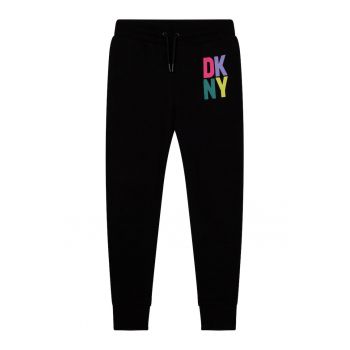 Pantaloni sport din amestec de bumbac cu imprimeu logo