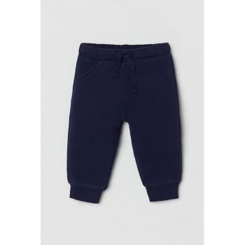 Pantaloni sport din bumbac cu talie ajustabila