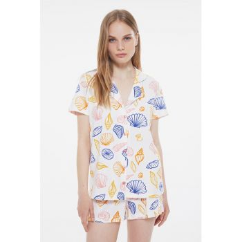 Pijama scurta cu imprimeu