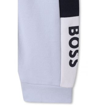 Salopeta colorblock cu gluga