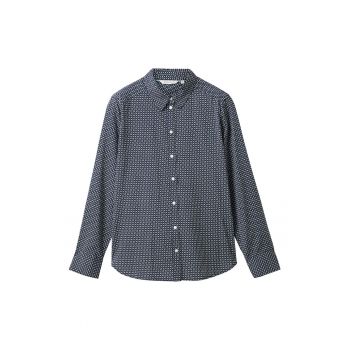 Camasa din amestec de modal cu model geometric