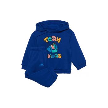 Set de hanorac cu fermoar si pantaloni sport - 2 piese