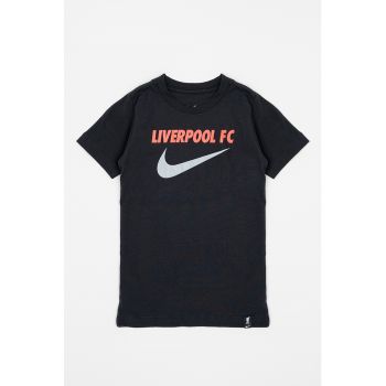 Tricou cu imprimeu logo - pentru fotbal Liverpool FC