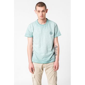 Tricou de bumbac cu decolteu rotund