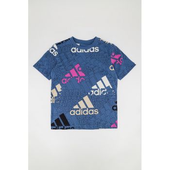 Tricou de bumbac cu imprimeu logo BrandLove