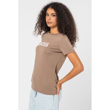 Tricou de bumbac organic cu imprimeu logo