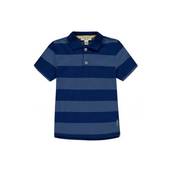 Tricou polo cu model in dungi