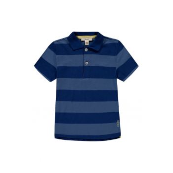 Tricou polo cu model in dungi