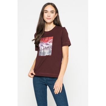 Tricou regular fit din bumbac organic